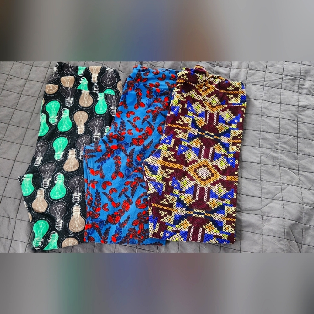 LulaRoe TC Leggings 3 pair